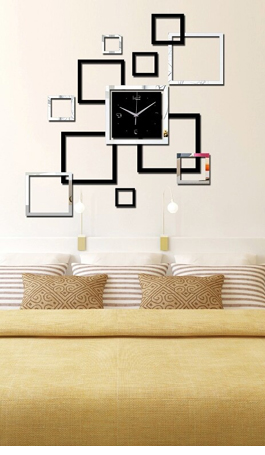 Square Acrylic Wall Clock
