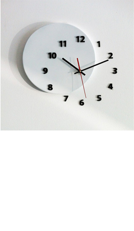 Out of Circle Wall Clock
