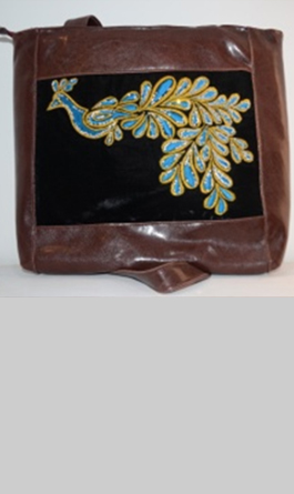 LEATHER WELVET MACHINE EMBROIDERY