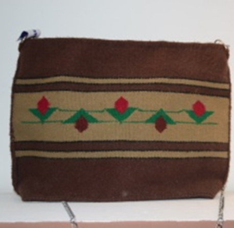 LEATHER BAG KILIM WORK